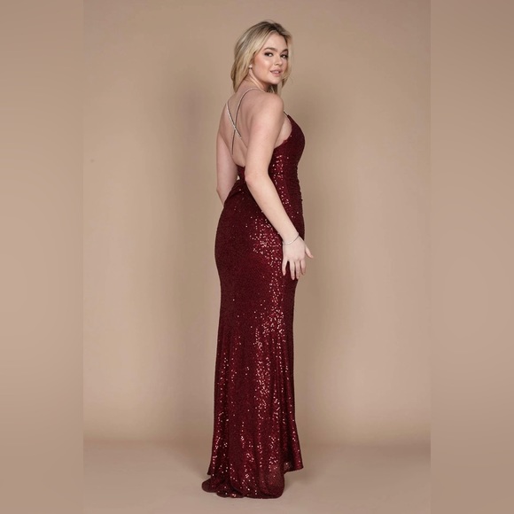 NWT Dylan evening prom sequined dress - Picture 3 of 4